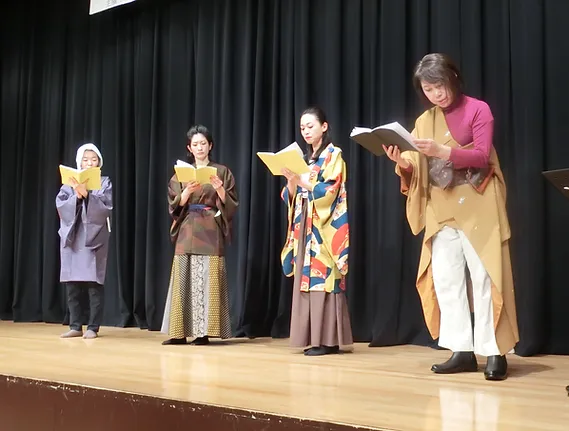 朗読公演の様子