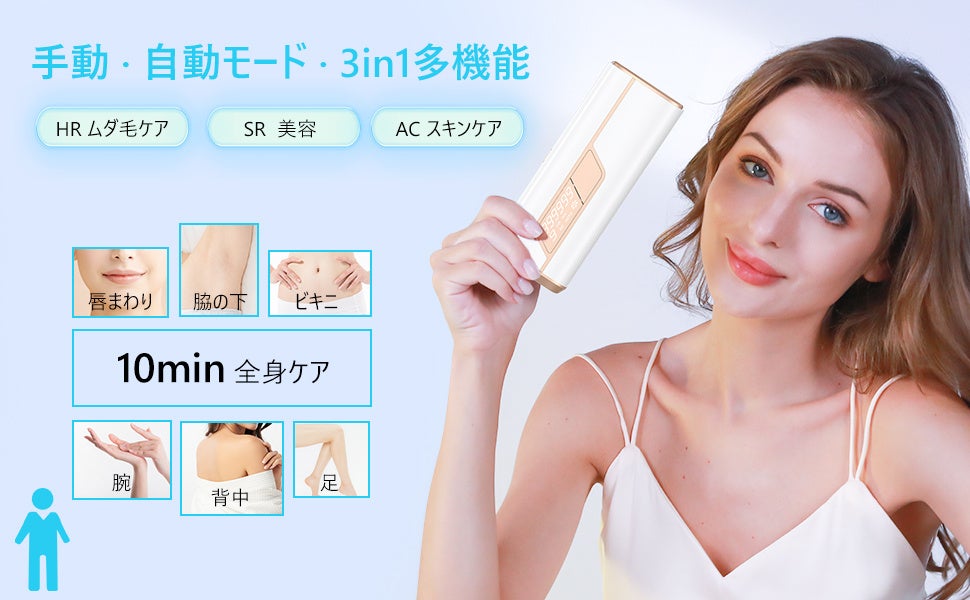 ❤この1台で脱毛サロン級の脱毛と美肌エステが同時に施せる♪❤IPL光脱毛器 脱毛物語③】サロンに通う必要なし！？1台4役のすごい最新の家庭