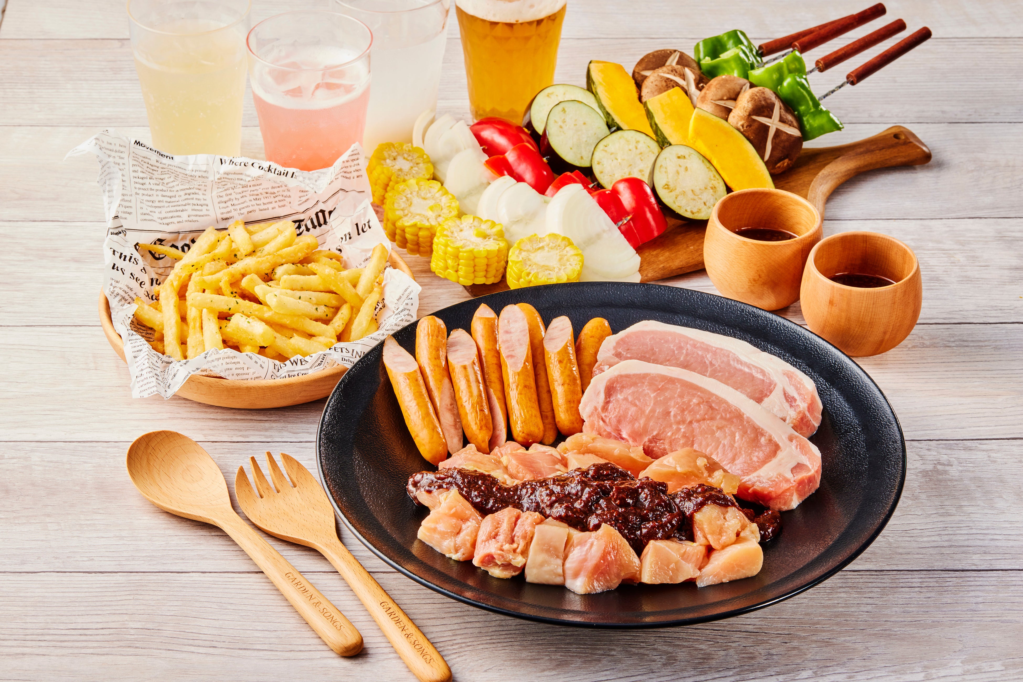 鶏豚焼きプラン