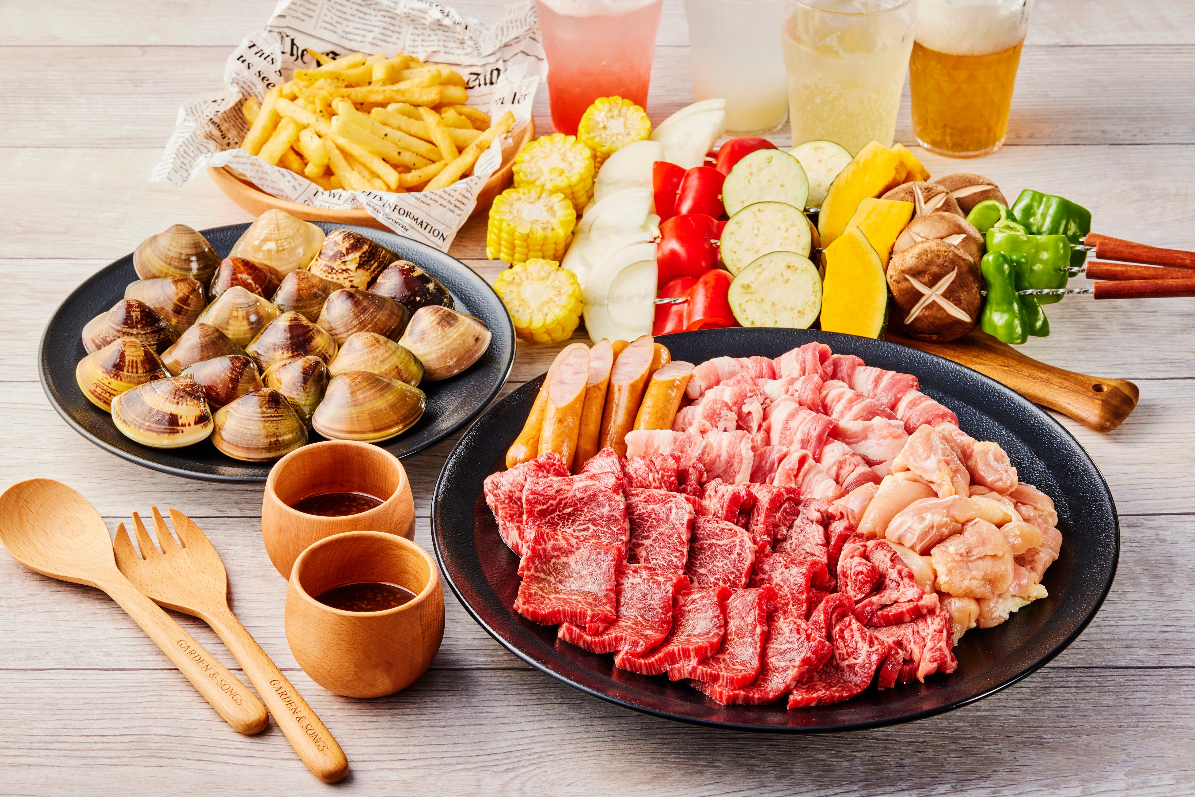 柿安肉・桑名産ハマグリプラン