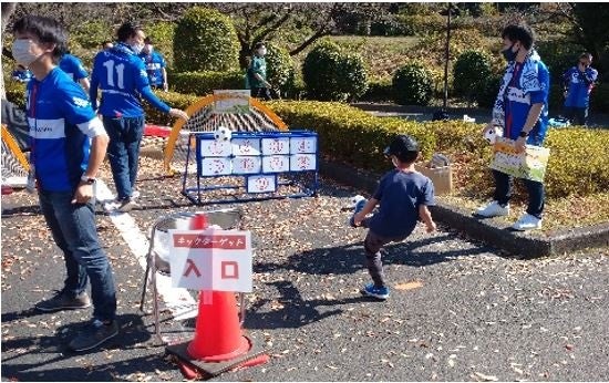 キックターゲットの様子