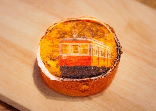 「晩秋の登山電車 クールケーキ」