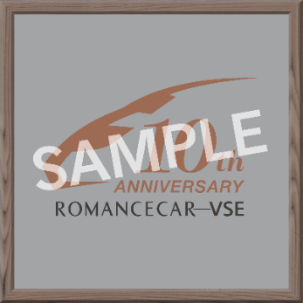 ロマンスカー VSE１０周年ヘッドマーク