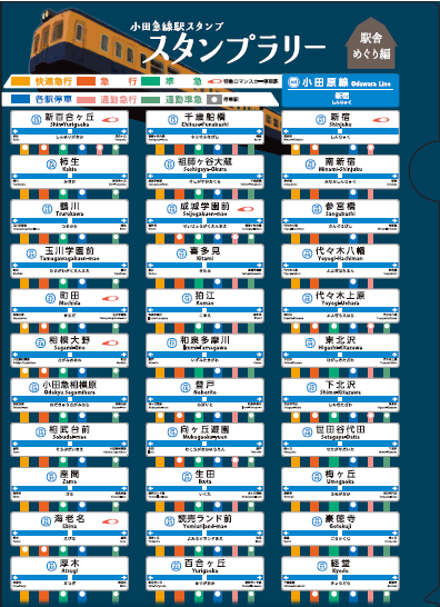 小田急線スタンプラリー 恐竜をさがせ 小田急線スタンプラリー 恐竜を