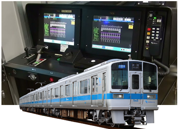 通勤電車１０００形と運転台