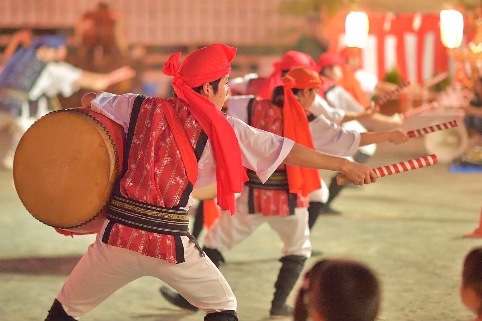 学生エイサー団体「桜風エイサー琉球風車」