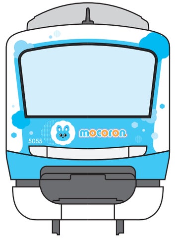 外装の全面ラッピングに加え、お子さまがより楽しめる内装へと大きく 外装の全面ラッピングに加え、お子さまがより楽しめる内装へと大きく