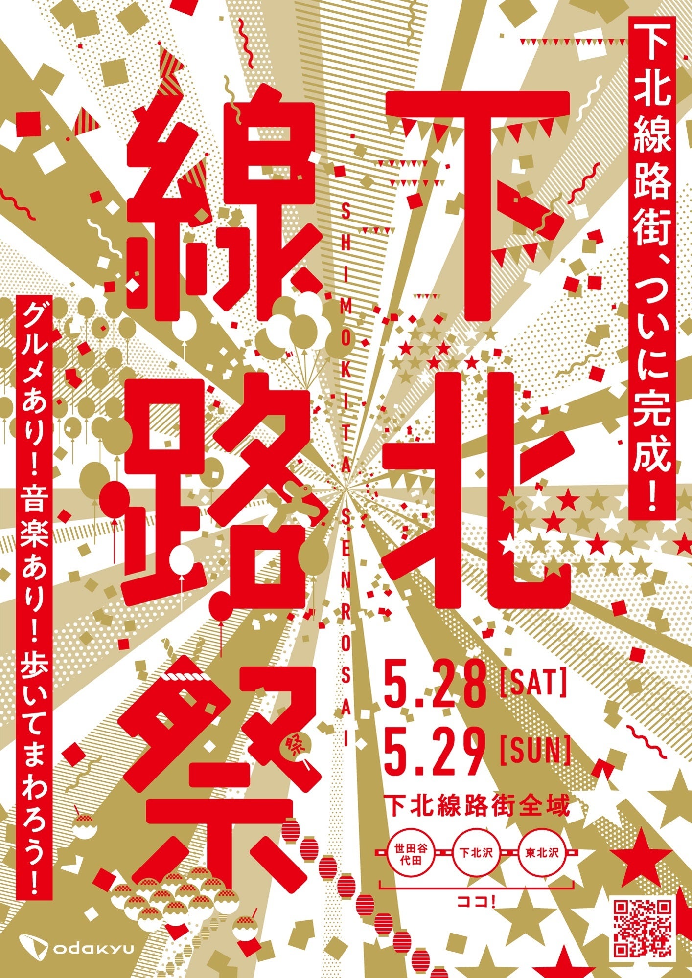 「下北線路祭」ポスター