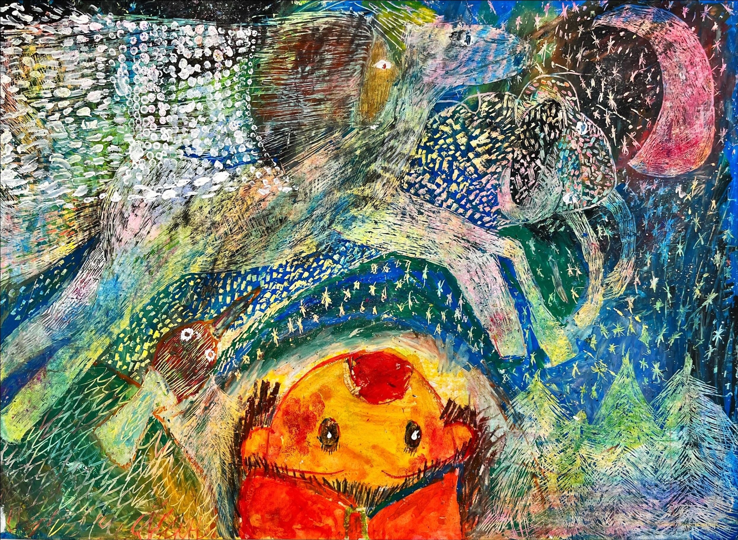 【小学生低学年の部】仲川　璃子さん『魔女の宅急便』