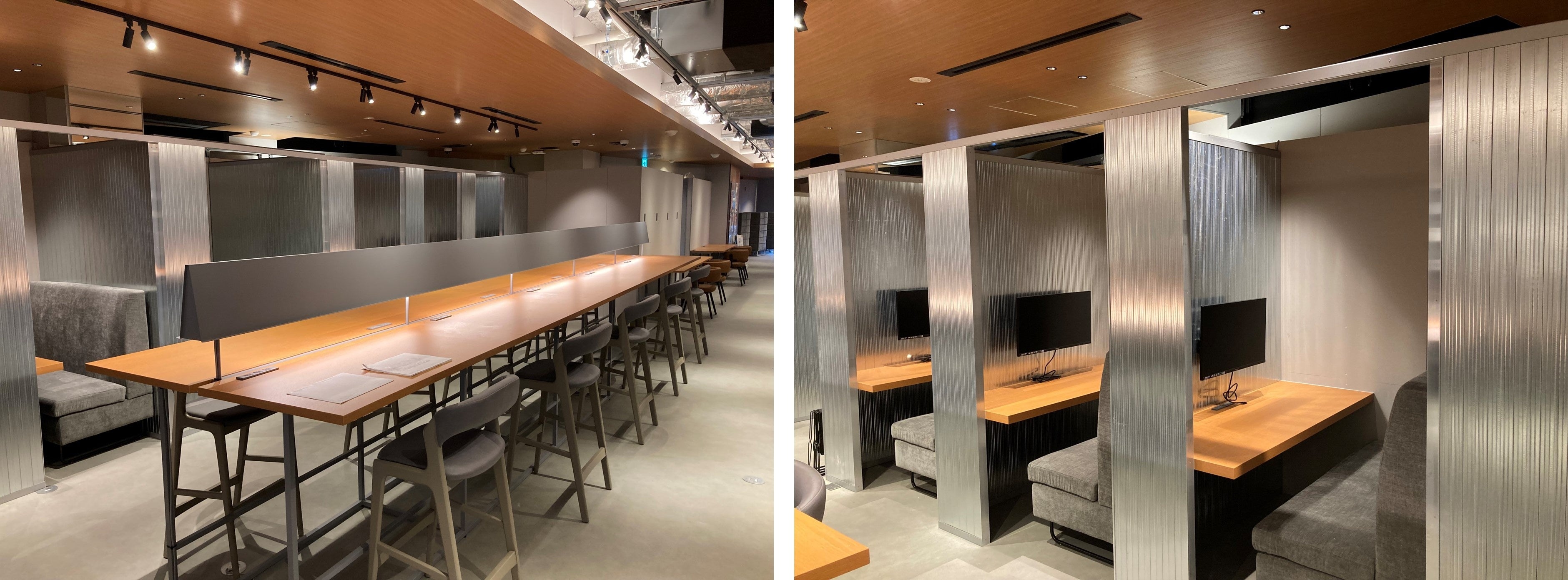 読書にも仕事にも使えるワーク席