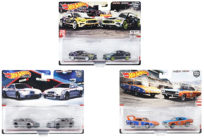 ホットウィール (4点) プレミアム 人気車種 世界No.1のミニカーブランドHot Wheelsから人気車種を組み合わせ