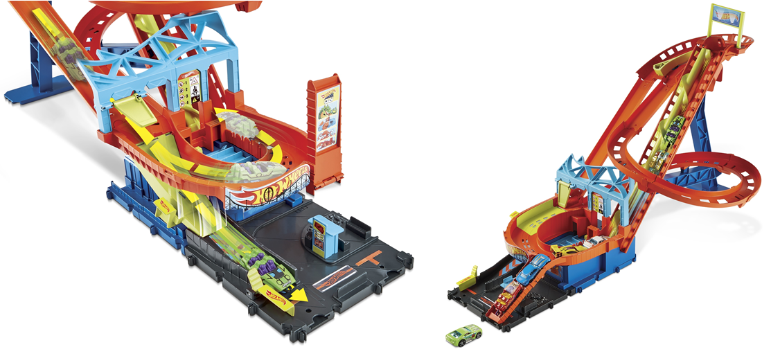 ジェットコースター プレイセット』が新登場！自由にコースを繋げて