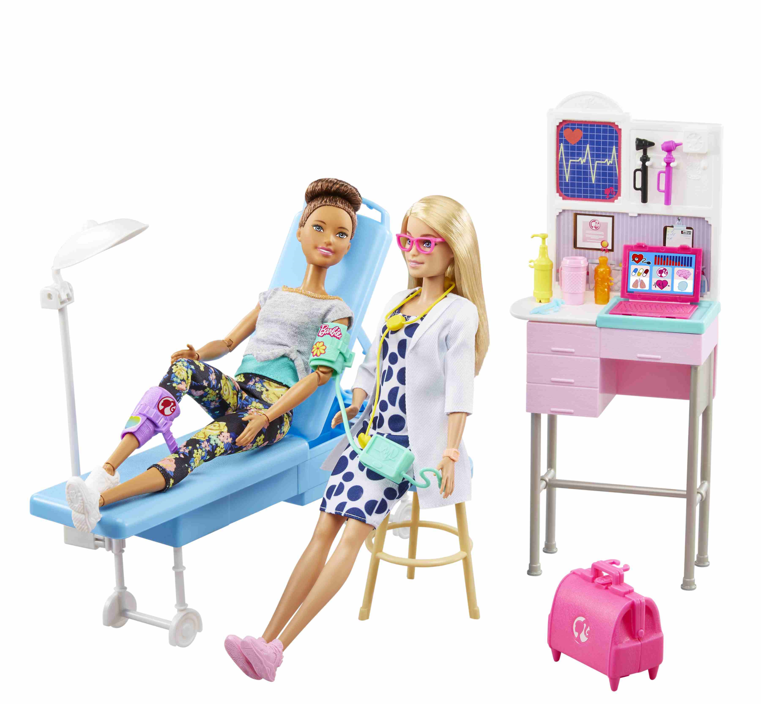 ドールが手に持ってリアルに遊べるように、　　　　　 各小物にクリップがついている！