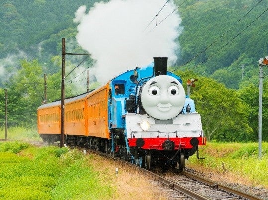 きかんしゃトーマス号に乗車