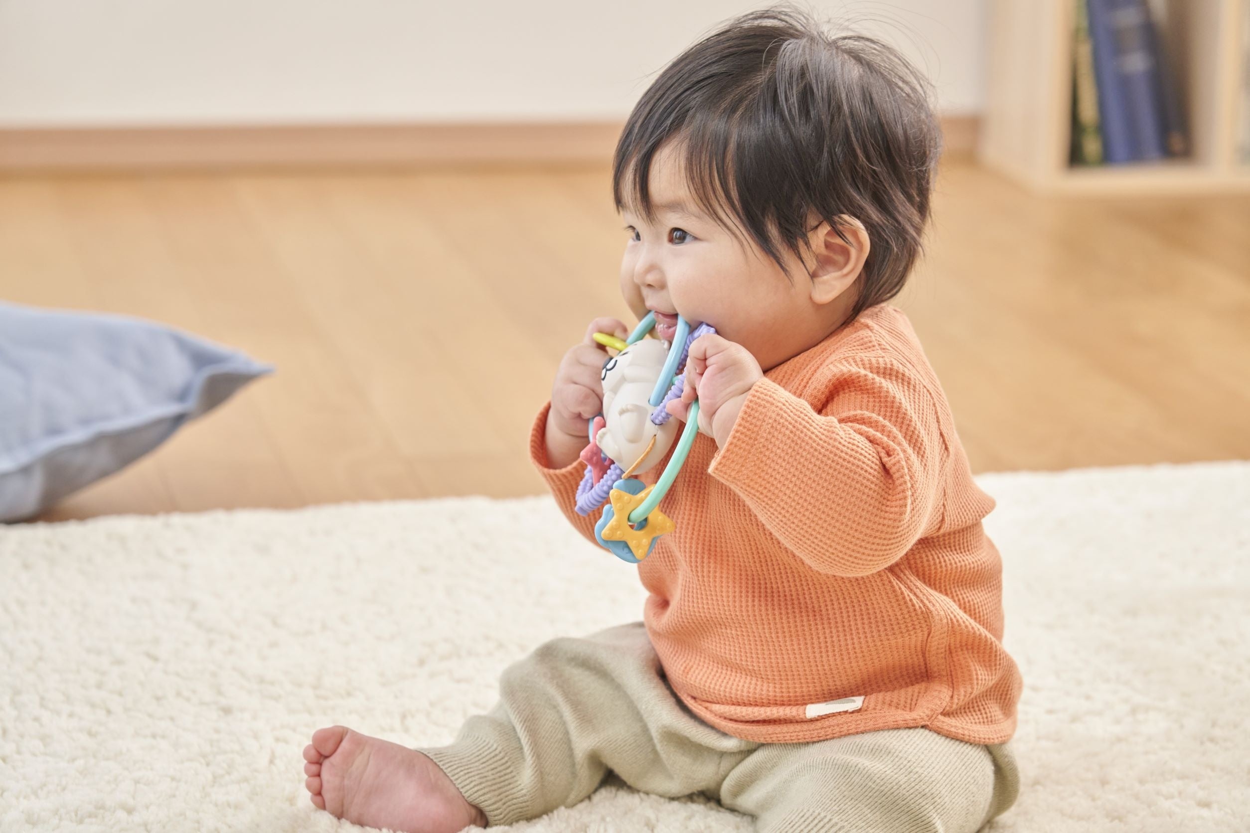 歯ぐずりをかみかみして解消