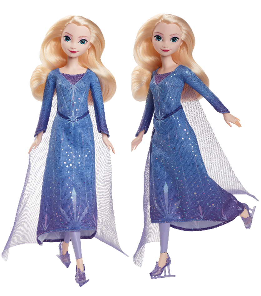 アナと雪の女王」シリーズから初登場！膝が曲がり、ポーズをとっ