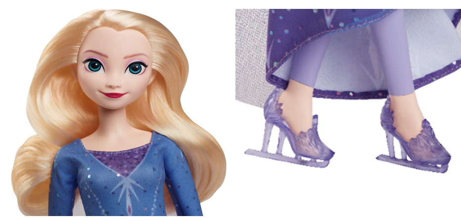 ディズニー　アナと雪の女王　エルサ　スケート　フィギュア　2014年製 ディズニー アナと雪の女王 エルサ スケート フィギュア 2014年