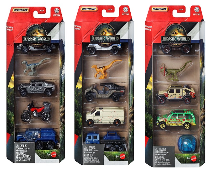 マッチボックス ジュラシック パーク ジュラシック ワールド ミニカー マテル ダイキャストカーのパイオニア「マッチボックス」から、映画に