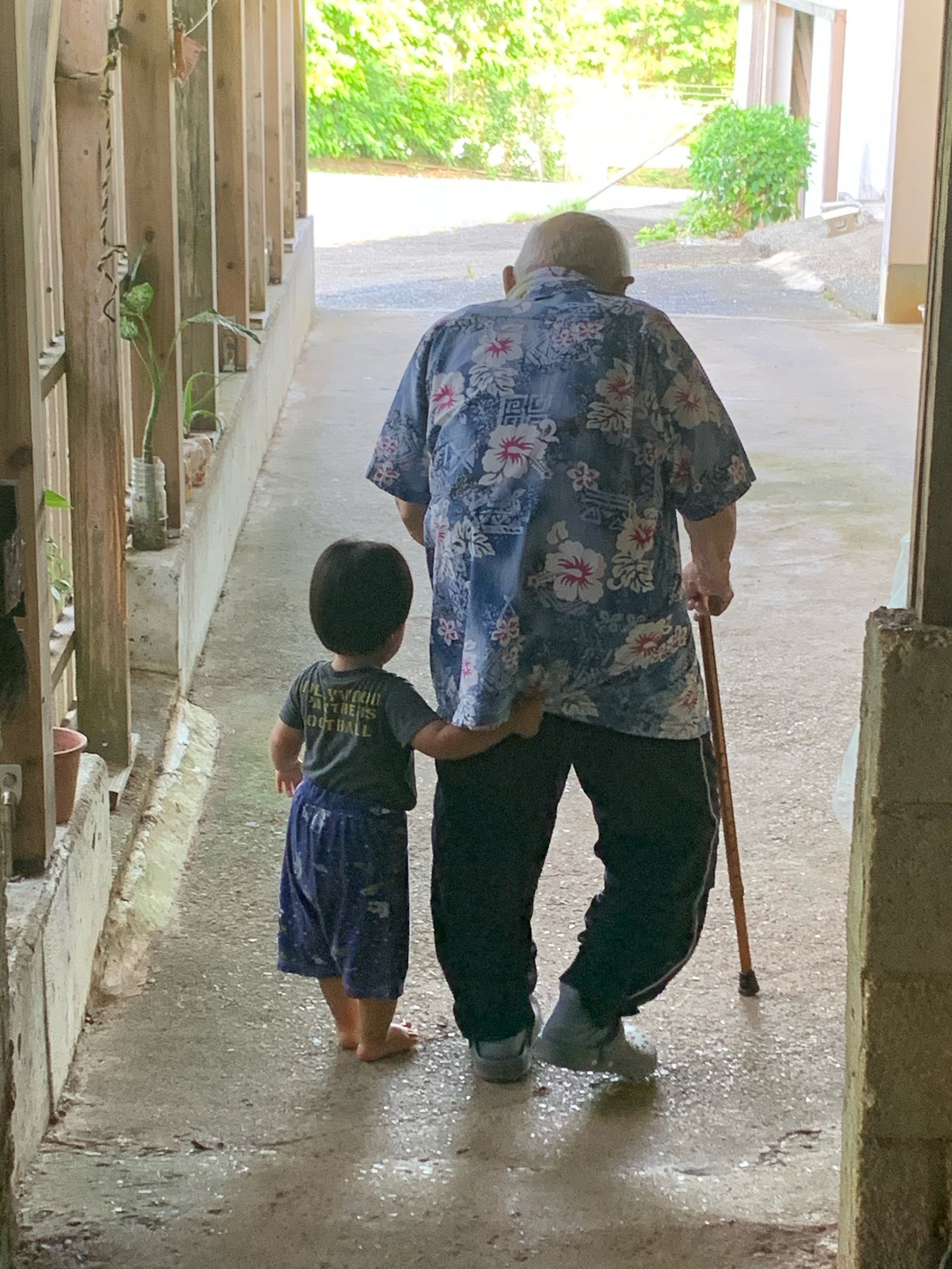 フォト部門最優秀賞「僕がついてるよ」