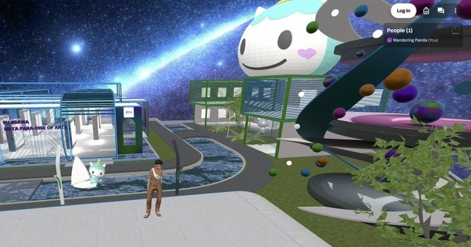 ▲メタバース会場（イメージ）