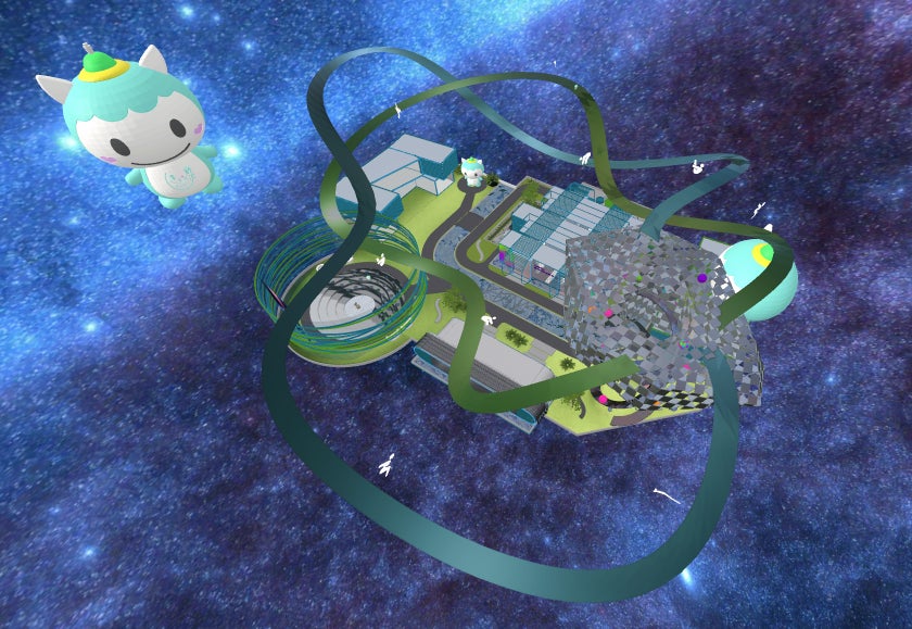 ▲メタバース会場全体図