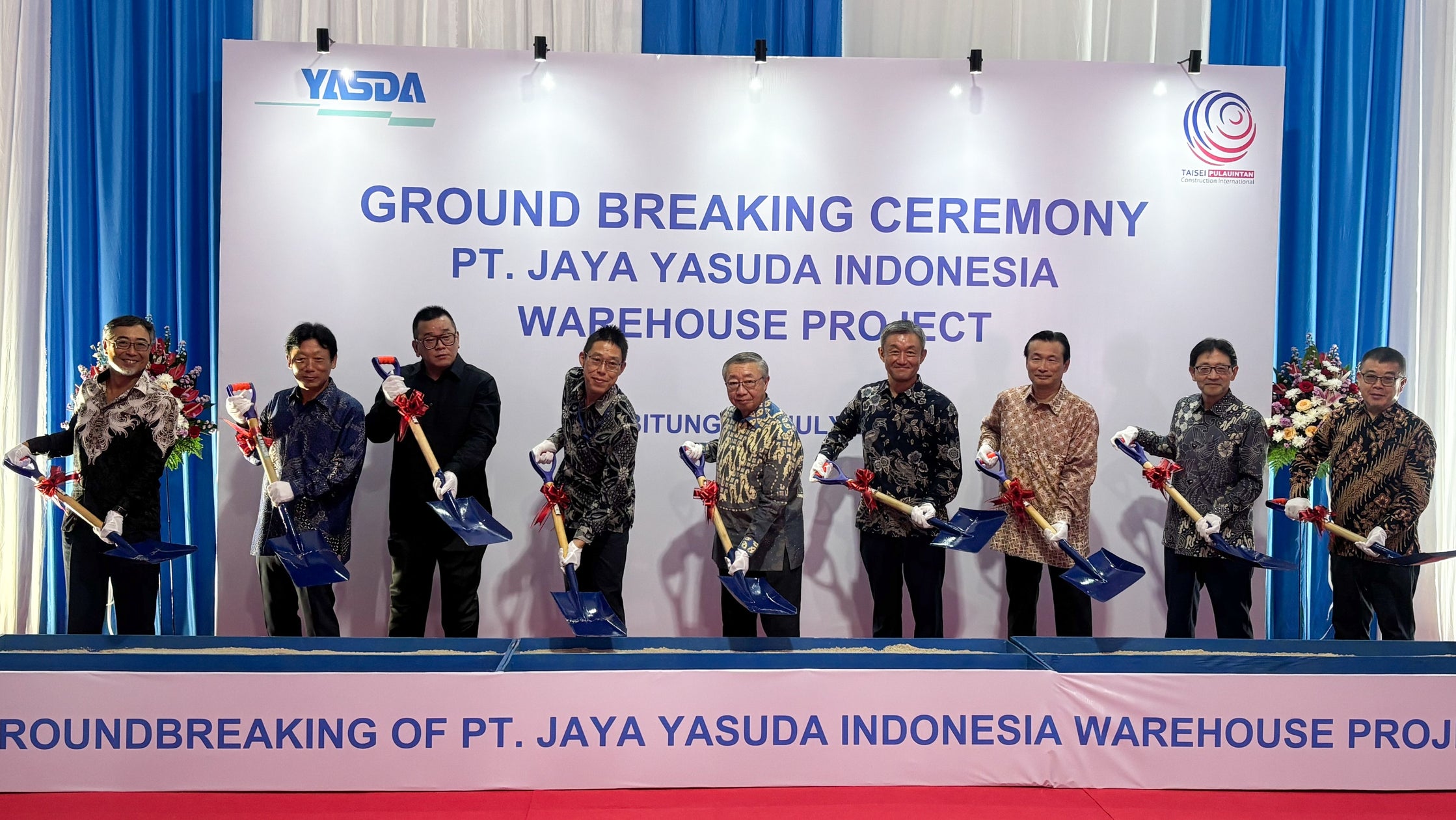 Yasuda Warehouse breaks ground on new logistics warehouse in Indonesia