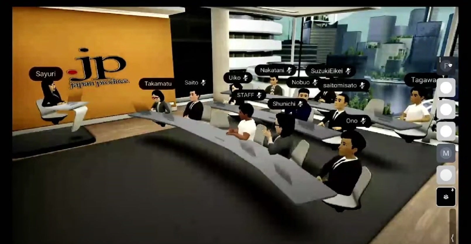 2022参院選メタバースイベントの様子