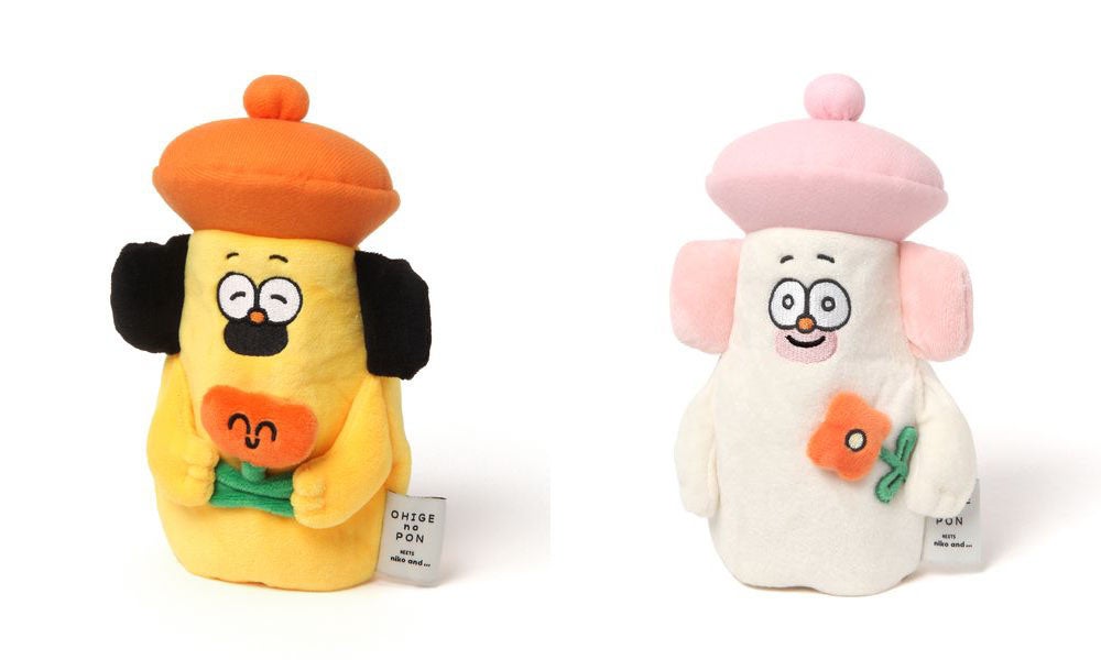 おひげのポン　ソフビ niko and 限定 niko and が誕生10周年を迎える「おひげのポン」との