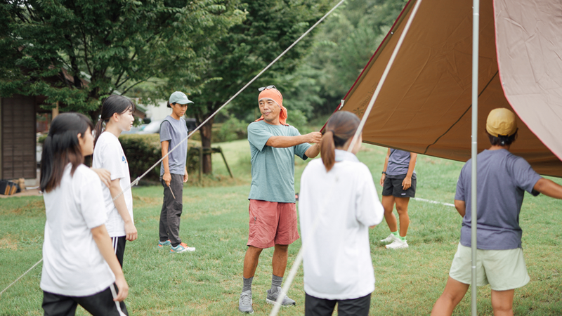 ヒューマンディベロップメントプログラム／野外体験教育のイメージ