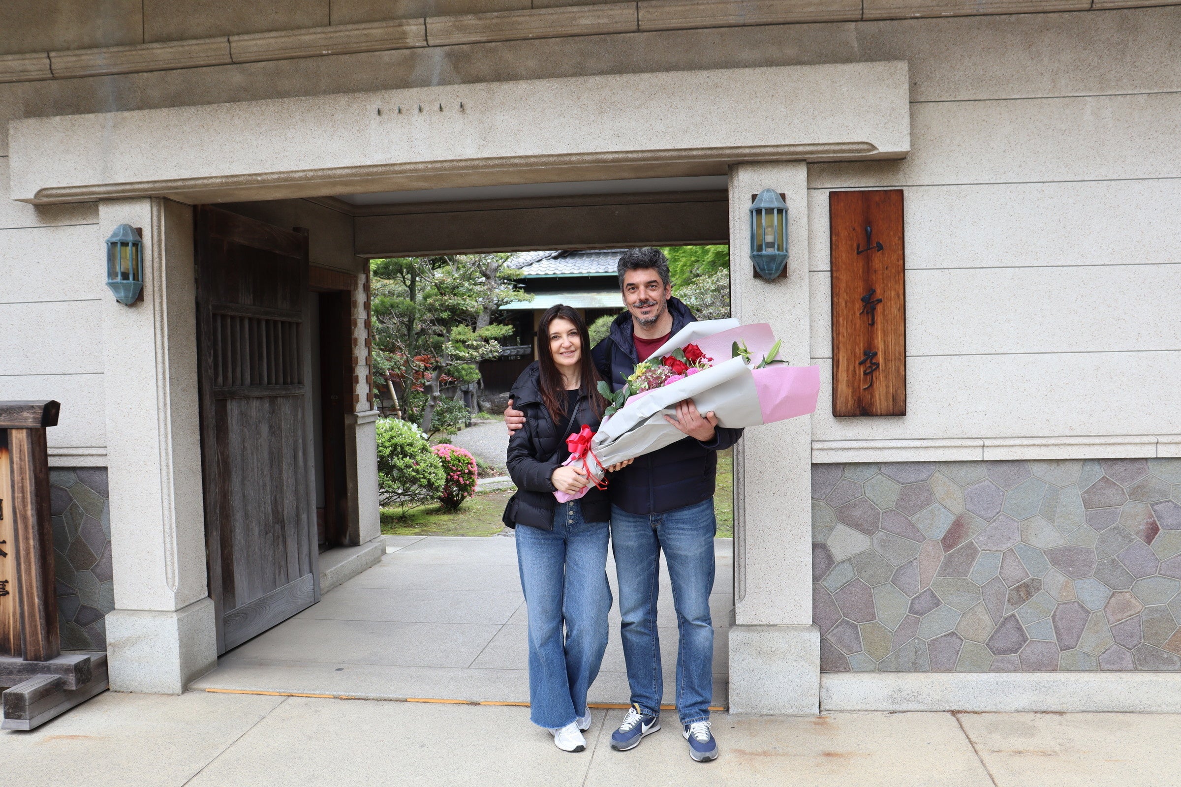 ▲エレナさん（左） パオロさん（右）