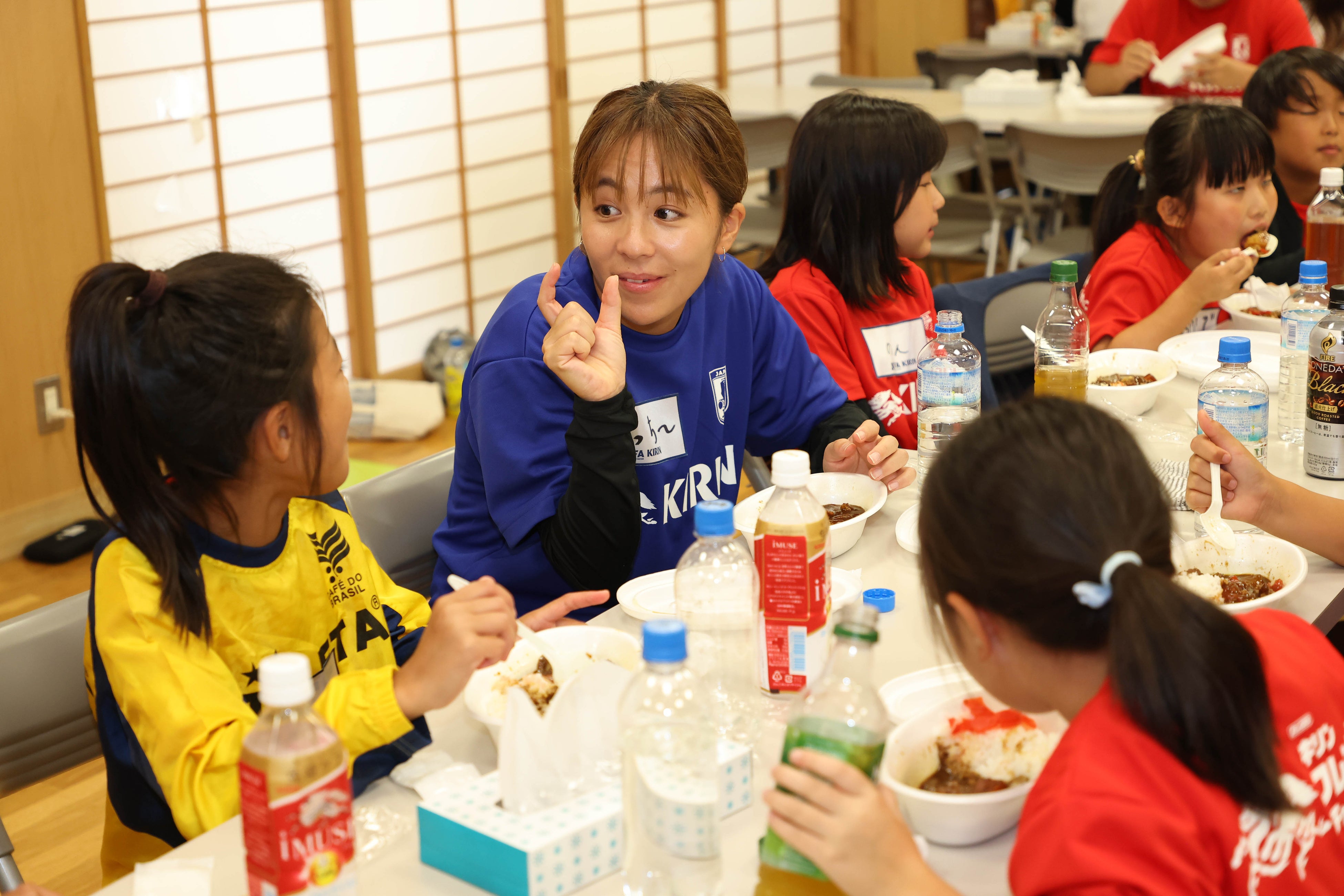 近い距離で、色々な話をしました