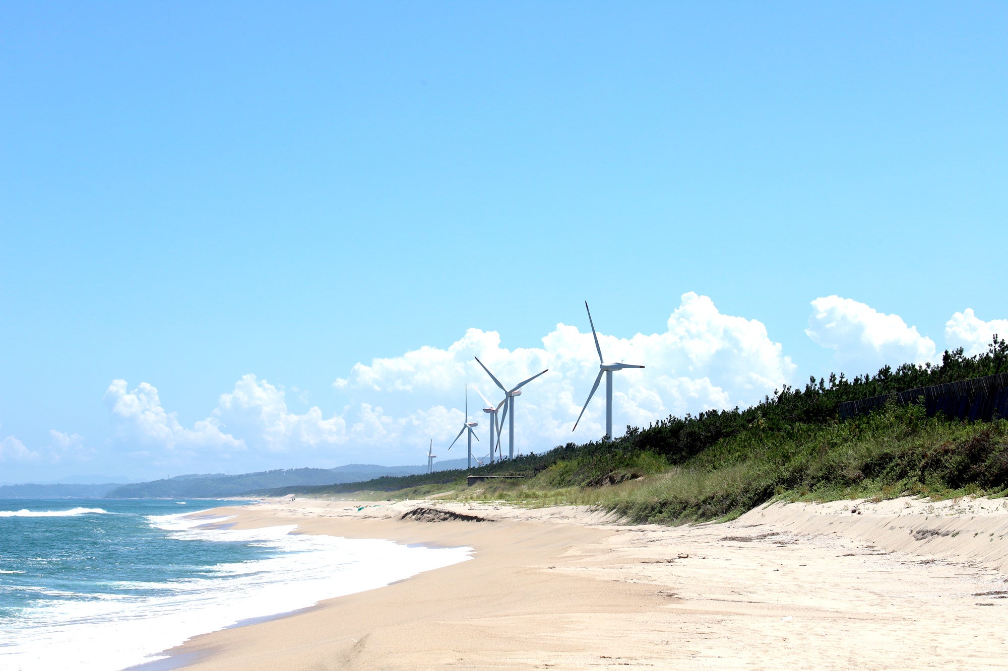 美しい砂丘地の広がる鳥取県北栄町