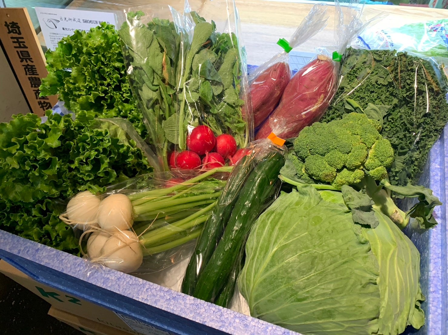 Lサイズ相当のお野菜セットイメージ