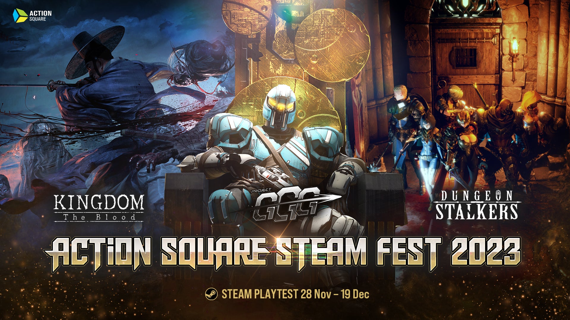 Action Square、新作ゲーム3タイトルのプレーテスト・イベント「Action Square Steam Festival」を開催 Action Square、新作ゲーム3タイトルのプレーテスト・イベント「Action Square Steam Festival」を開催