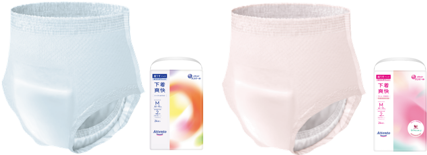 左：シンプルホワイト／右：エレガントピンクベージュ　※イメージのため、実際のカラーとは異なります