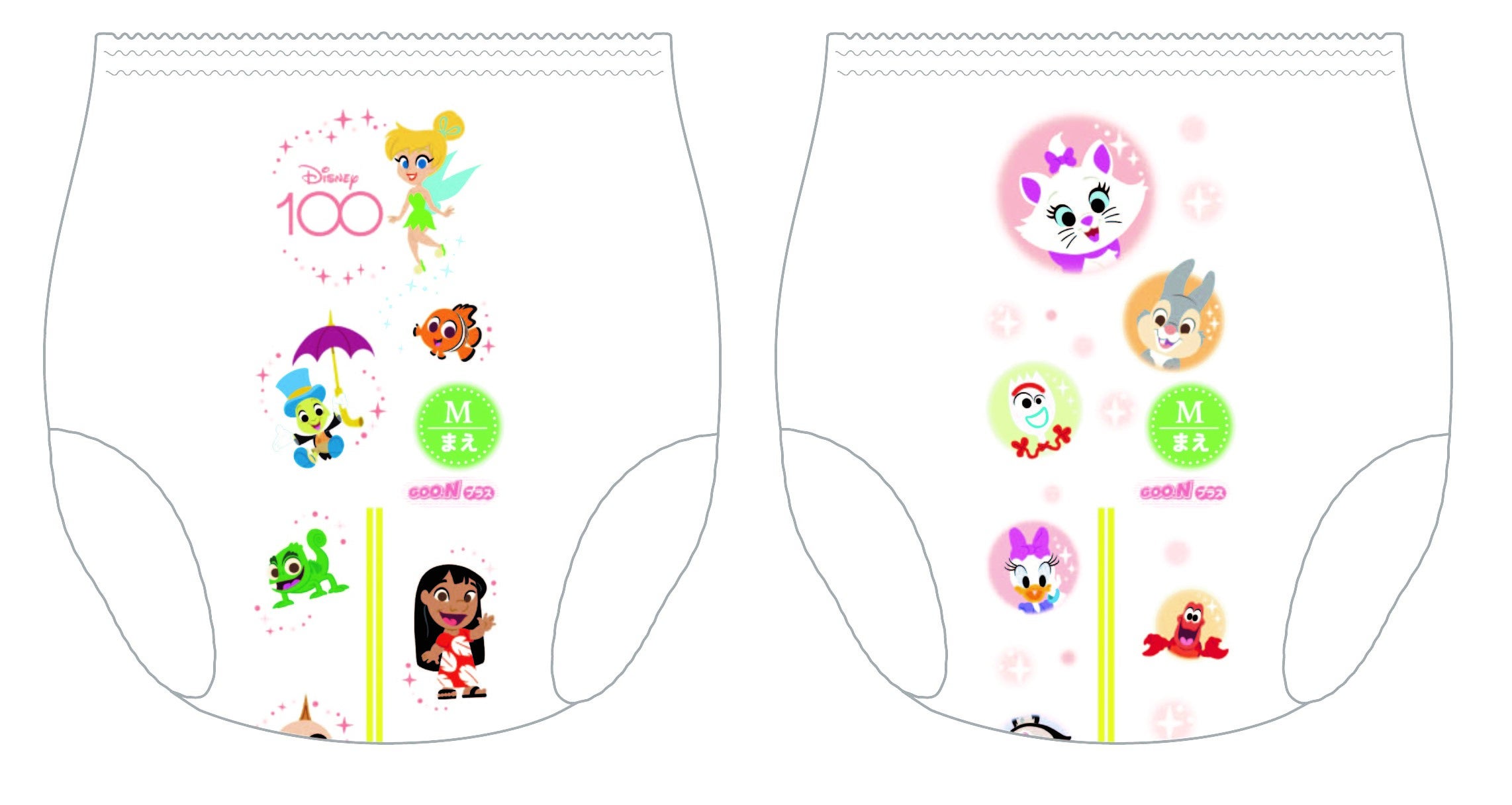 おむつ柄イメージ（一例）