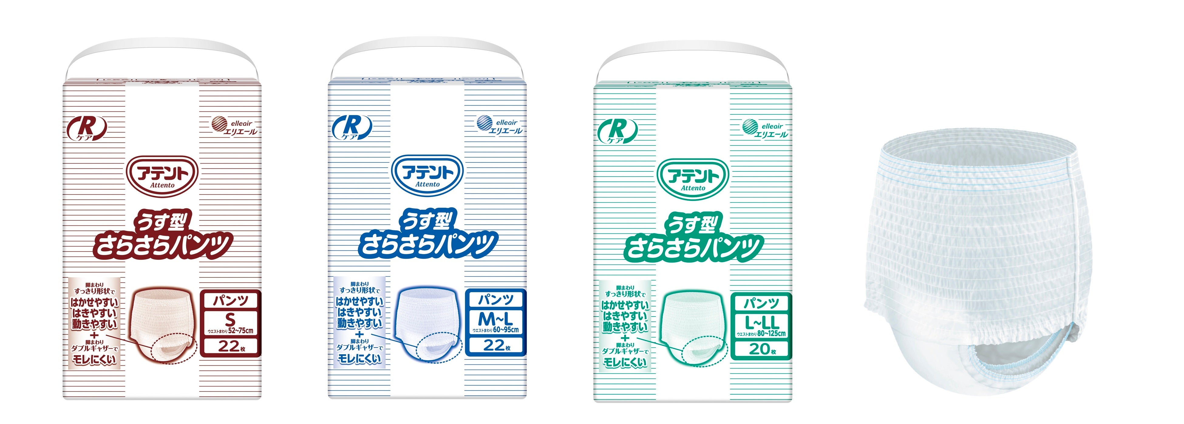 アテント Rケア うす型さらさらパンツ