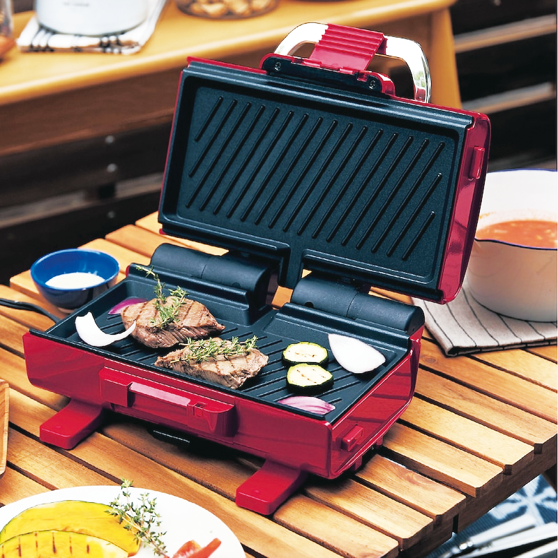 レコルト 折りたたみ式2WAYグリル ／ ミッキーマウス