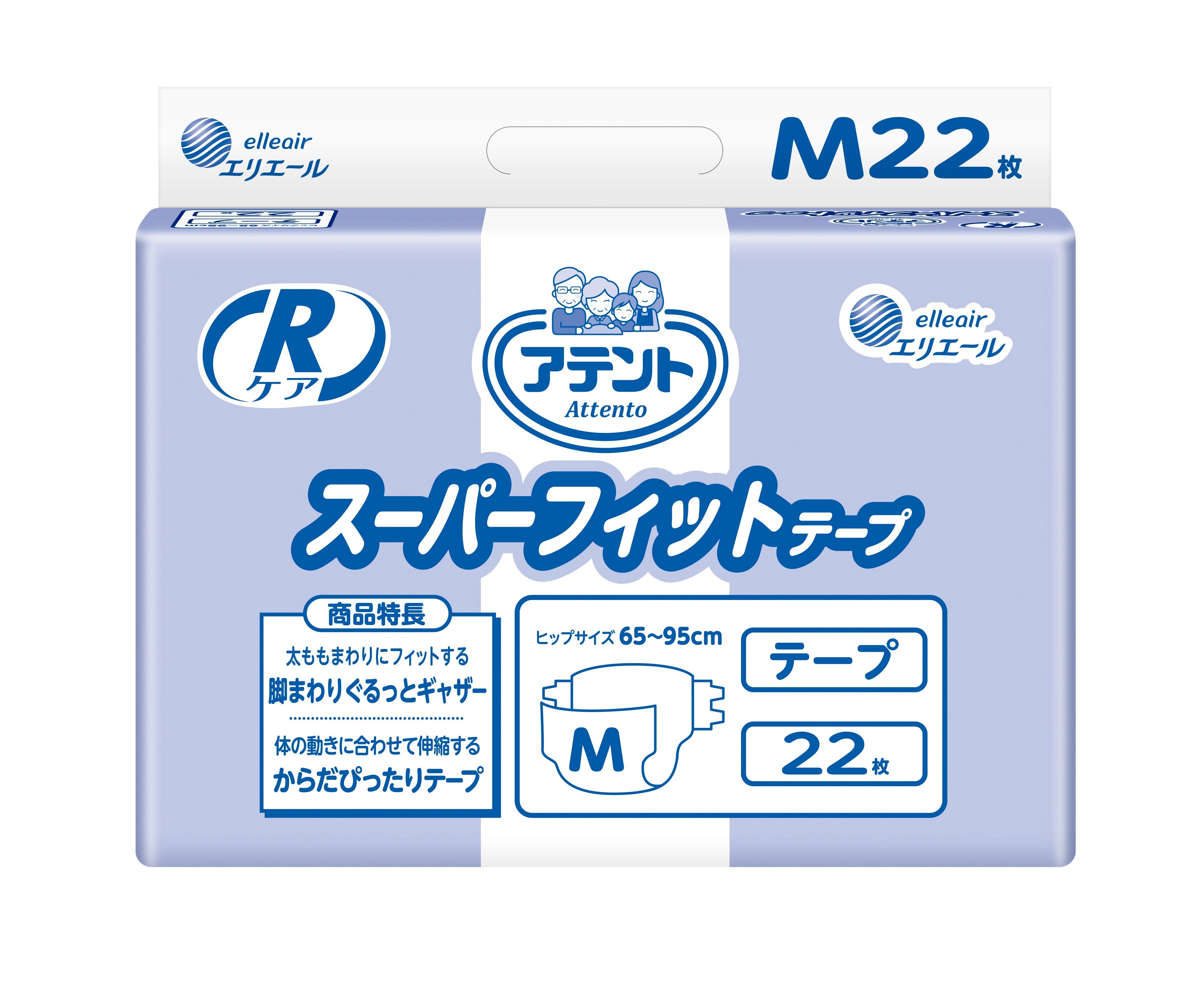 アテント Rケア スーパーフィットテープ