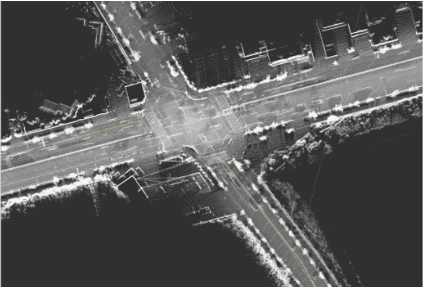 イメージ：レーザーセンサーによるスキャンデータ