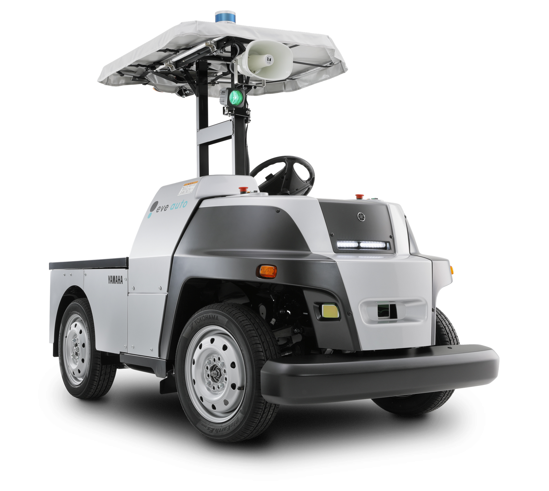 屋外対応の自動搬送ソリューション「eve auto®」