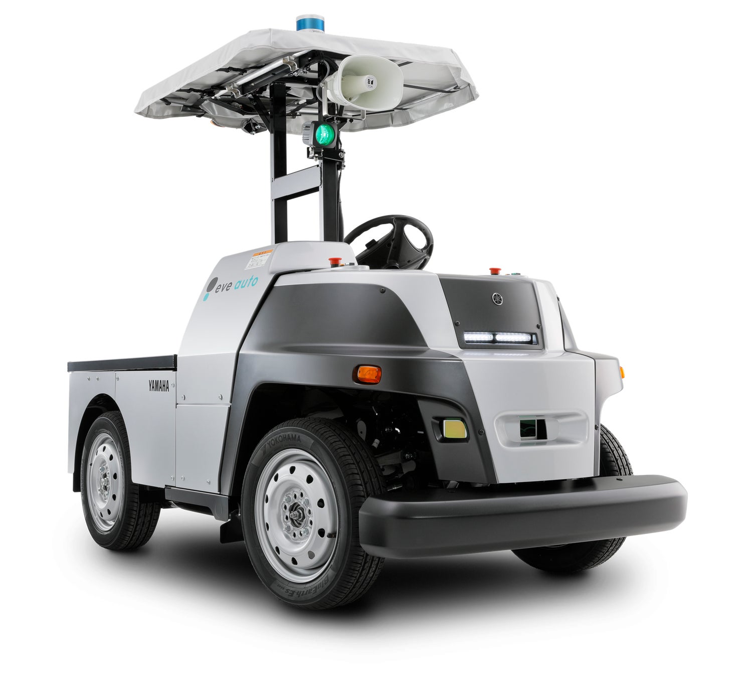 屋外対応の自動搬送ソリューション「eve auto®」