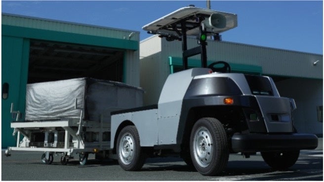 自動運転EVを活用した屋外対応の自動搬送ソリューション「eve auto®」