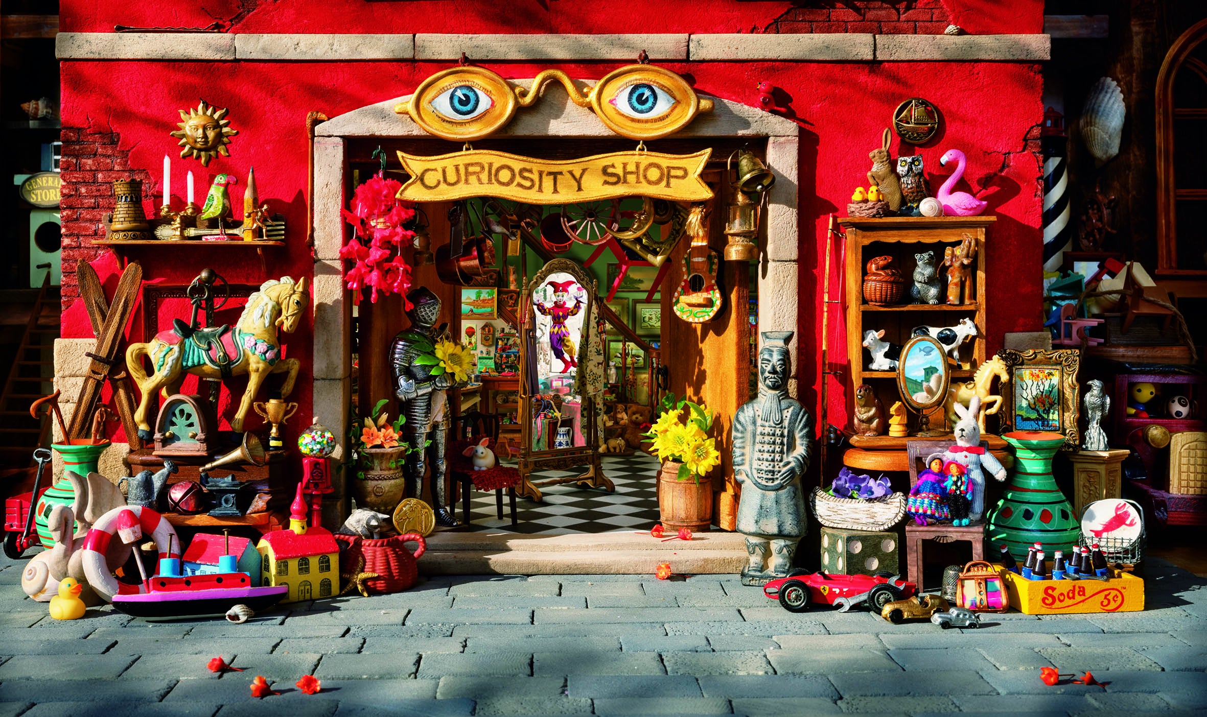 『チャレンジ ミッケ! 11 へんてこりんなおみせ』より ©Walter Wick