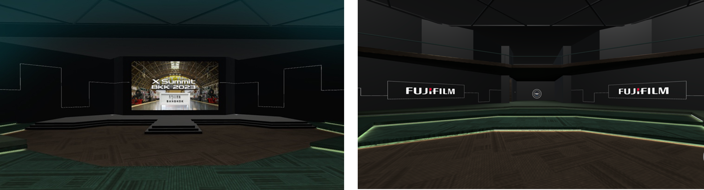 アリーナ（ステージ方向）　　　　　　　　　　　　　　　　アリーナ（客席方向）