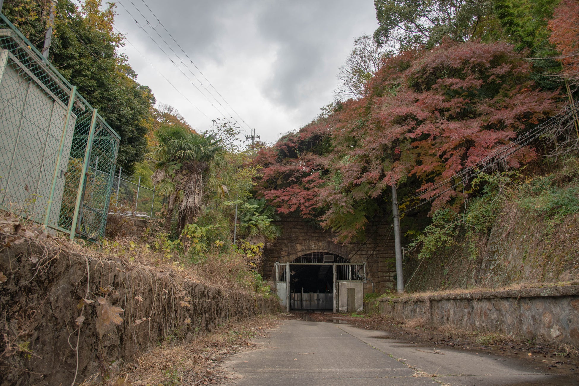 現在 旧生駒トンネル入り口の様子