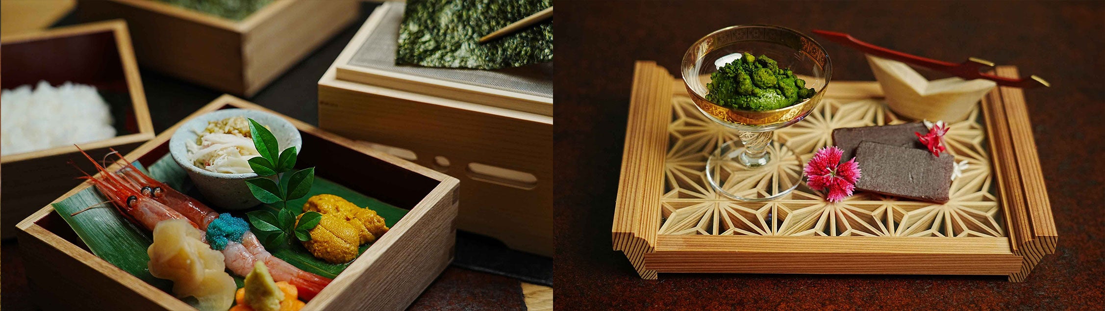 〆　手あぶり手巻き寿し・自家製デザート