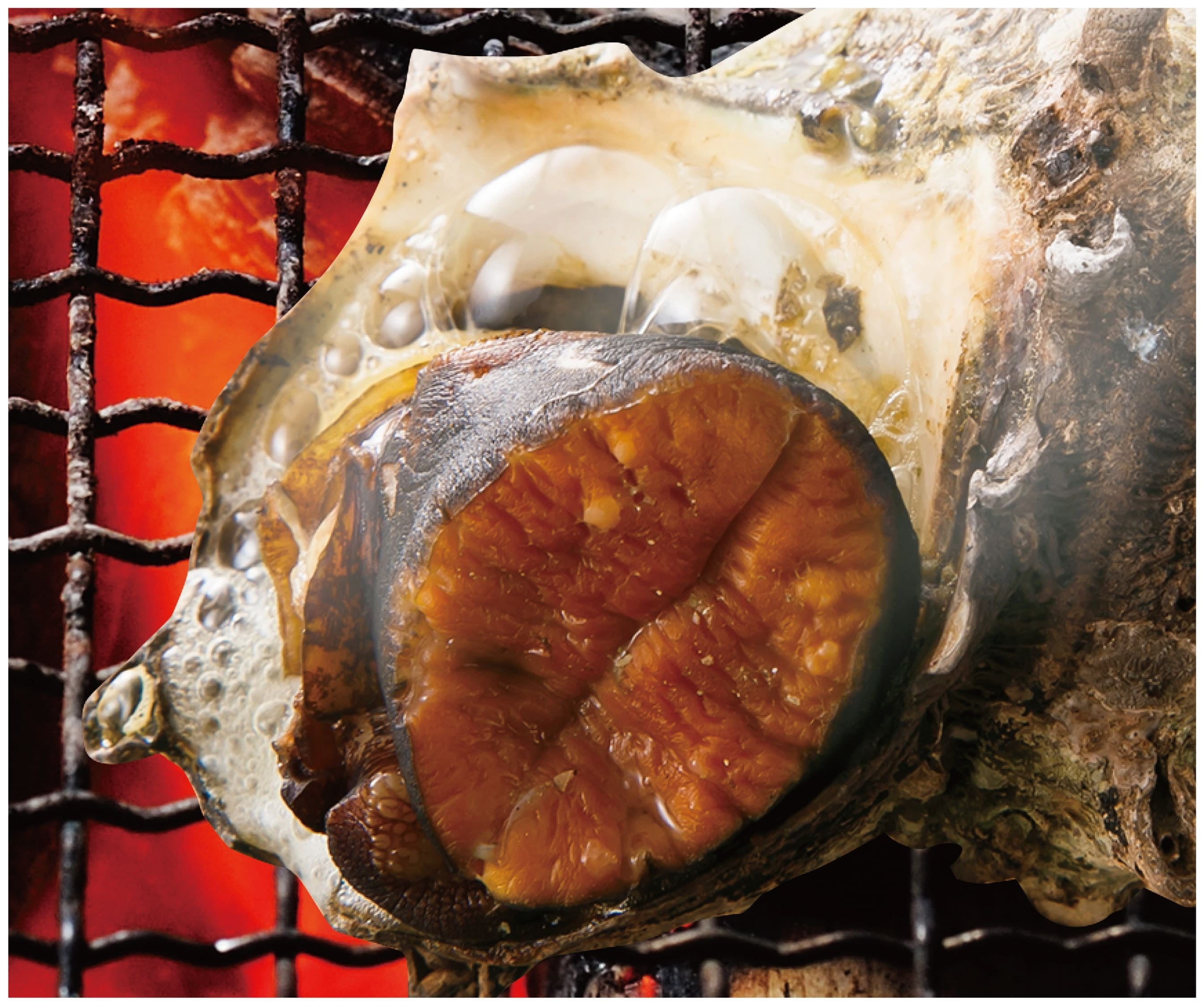 新鮮だからうまさ抜群！「活さざえの殻焼」699円（税込769円）