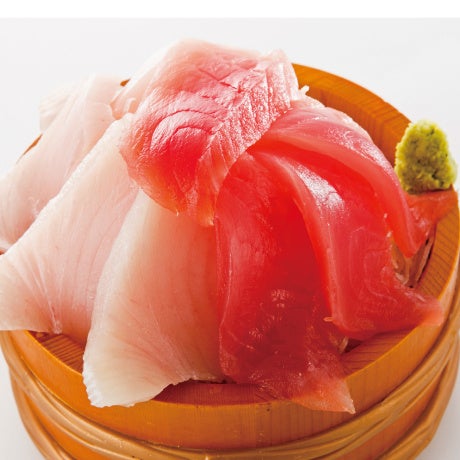 良質の鮪 【富士2種盛り（赤身・びんちょう）】 899円（税込989円）