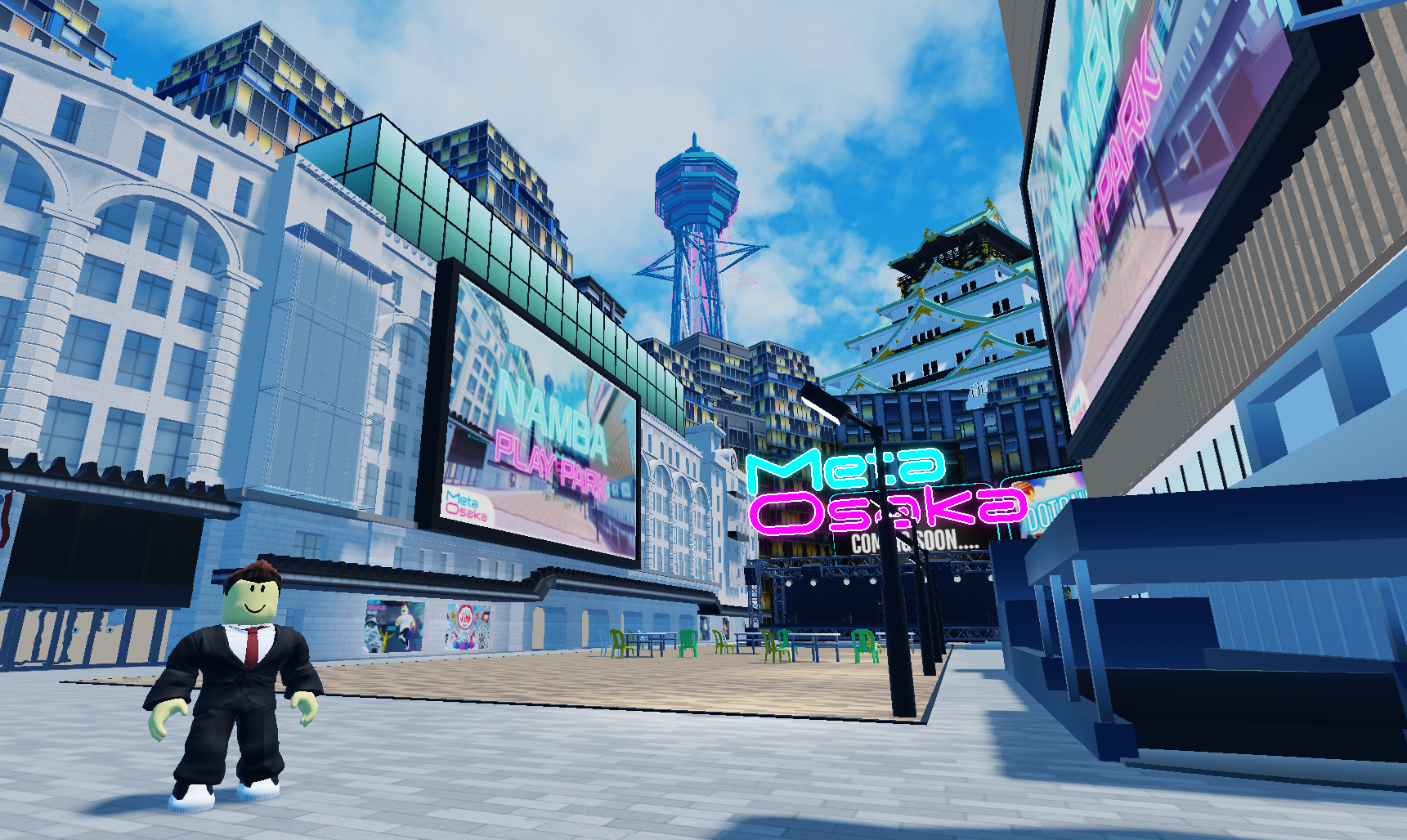 Robloxに「なんば」出現！地方創生の新たな一手